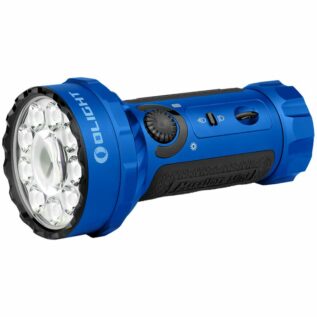 olight marauder mini 7000 lumen flashlight - blue