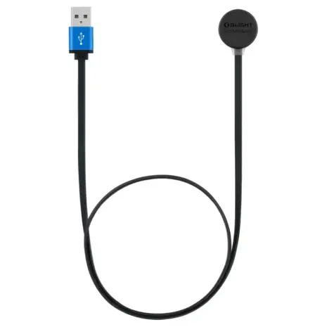 Olight MCC3 Black magnetic charging cable - complete cable Olight MCC3 Black: complete magnetic USB-A charging cable.