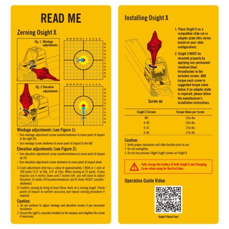 Olight Osight X - Read Me Olight Osight X - Read Me