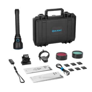 Olight Javelot Turbo 2 Flashlight Kit (Black) - Package Content