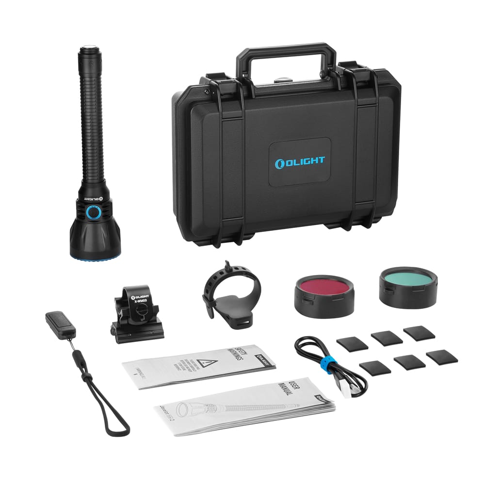 Olight Javelot Turbo 2 Flashlight Kit (Black) - Package Content