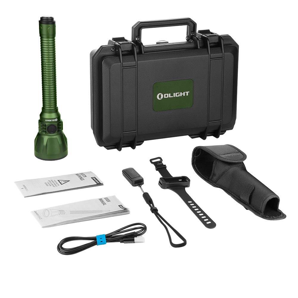Olight Javelot Turbo 2 Flashlight (OD Green) - Package Content