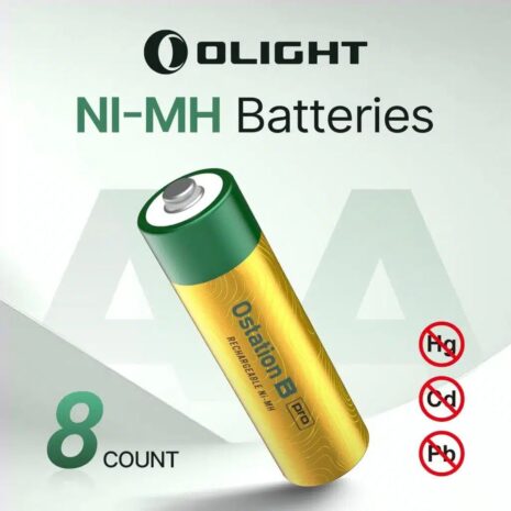 Olight B Pro AA Rechargeable Batteries - 8 Pack 2 Olight B Pro AA Rechargeable Batteries