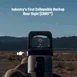 Integrated collapsible backup rear sight on the Olight Osight XE AMRS