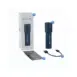 Blue Olight Traveler flashlight with retail box, charging cable and manual
