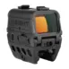Olight Osight R enclosed rifle red dot sight viewed from the rear