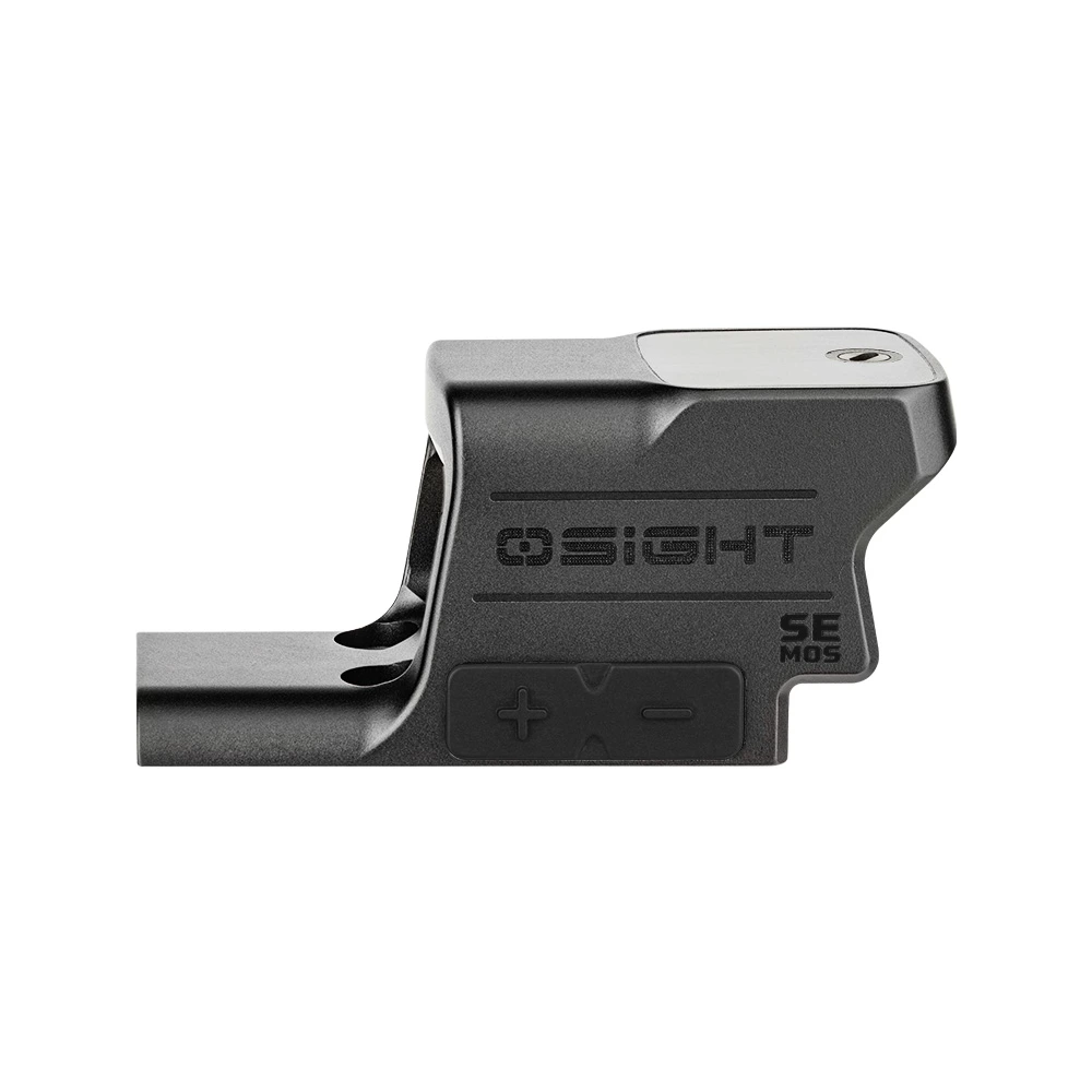 Olight Osight SE MOS Direct-Mount Enclosed Red Dot Sight 2 Olight Osight SE MOS side controls and model marking