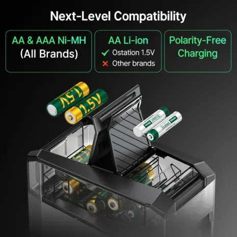 Olight Ostation 2 Pro battery compatibility Olight Ostation 2 Pro AA and AAA battery compatibility guide