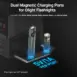 Olight Ostation 2 Pro dual magnetic charging ports for flashlights