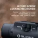 Secure screw-lock mechanism on the Olight PL-3R