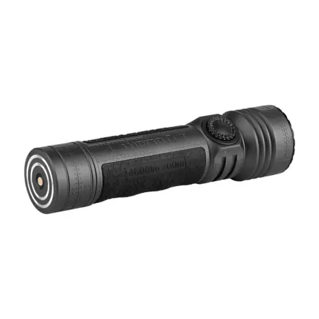 Olight Seeker 4 Pro Phantom Squadron side view Olight Seeker 4 Pro Phantom Squadron flashlight side profile