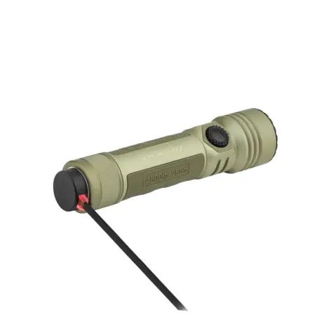 Olight Seeker Ultra Magnetic Charging Olight Seeker Ultra connected to its magnetic charging cable