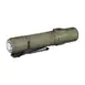 Tail-switch view of the Olive Green Olight Warrior Ultra flashlight