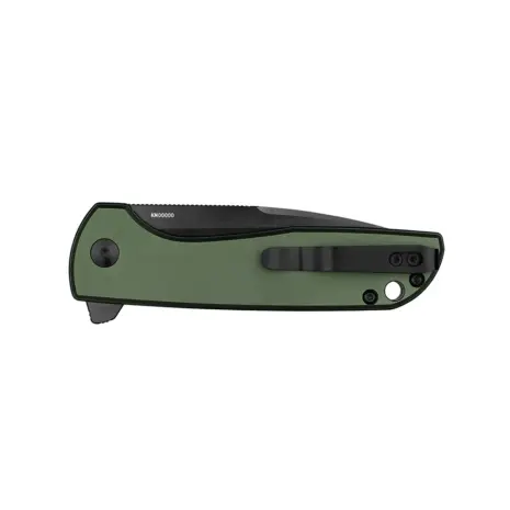 Olight Freeze 2 Folding Knife - OD Green Olight Freeze 2 folding knife in OD Green with a black 154CM blade and black pocket clip.