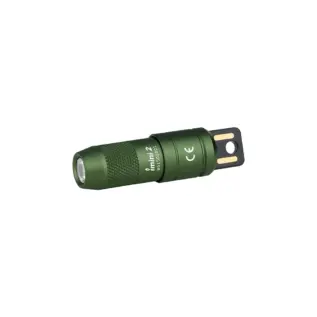 Green imini 2 compact magnetic charging flashlight.