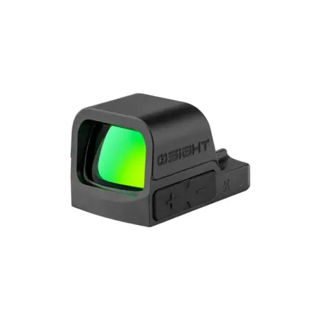 Olight Osight K 6 MOA Reflex Sight - Green Dot Olight Osight K black reflex optic with a 6 MOA green dot and green-coated lens.