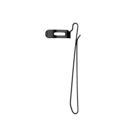 Olight Warrior Mini 2 Pocket Clip - Black Black metal wire pocket clip for pens or tools