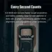 Olight Osight K 6 MOA Red Dot Sight - view through the optic window with a red dot