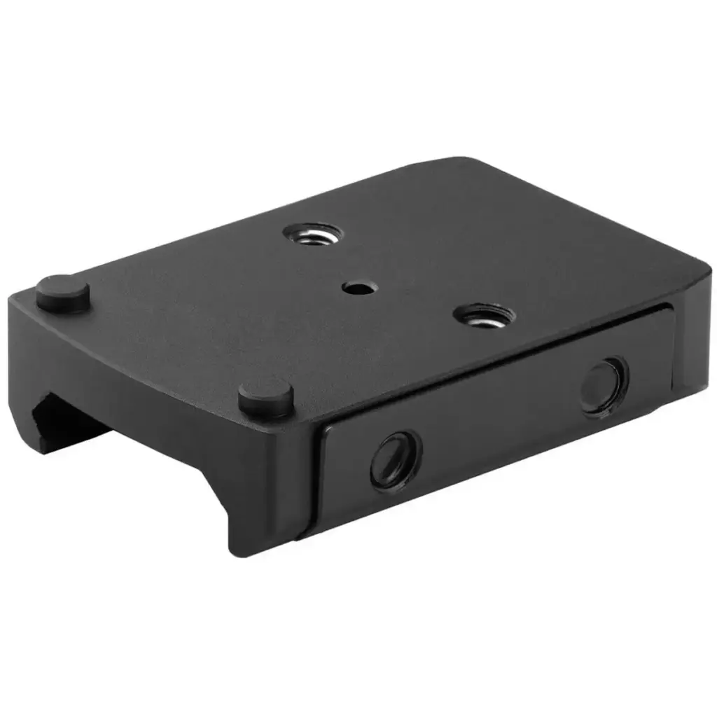Olight Osight RMA-OSP gun mount - black sight mount with threaded holes and raised locating posts