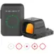 Olight Osight XR optic - black optic and charging cover with green charge display and reticle graphics