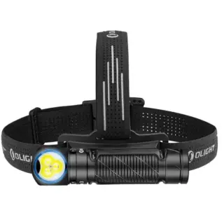 Olight South Africa Homepage — 2026 Candidate 25 Olight Perun 3 Black headlamp - black headlamp fitted to an Olight headband with top strap