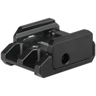Olight Hellcat Rail Mount - black rail mount shown from underside