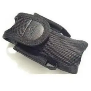 Olight M-Series Holster - black fabric flashlight holster with flap