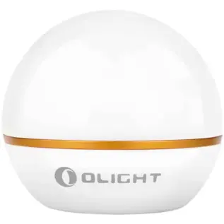 Olight Obulb MCs Lantern - white spherical light with gold-coloured band