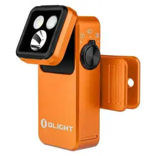 Olight Oclip 2 Pro 530 Lumen Rechargeable Clip Light - Orange - product view 9