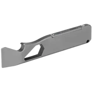 Olight Opry 2 Multi-Tool Pry Bar - grey metal pry tool with textured gripping section