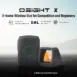 Olight Osight X Reflex Sight – 3 MOA Dot, 32 MOA Circle Red Dot (Black) - Osight X promotional graphic showing sight cover and feature icons