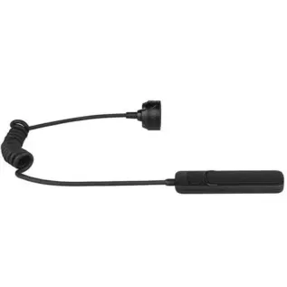 Olight sROD Coiled Remote Pressure Switch - coiled cable with two-button pressure pad and round connector