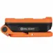 Olight Swivel Pro 1100 Lumen Work Light - folded side view of orange and black work light