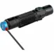 Olight Warrior 3S 2300lm Flashlight - black flashlight with blue magnetic charging cable attached