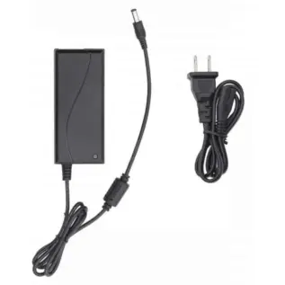 Olight X9R Charger Adapter - black power adapter with connector cable and separate wall lead