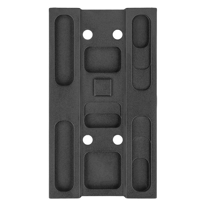 Osight ORL-121 Low Picatinny Mount – 30.7 mm 4 Osight ORL-121 Black low Picatinny mount – top view