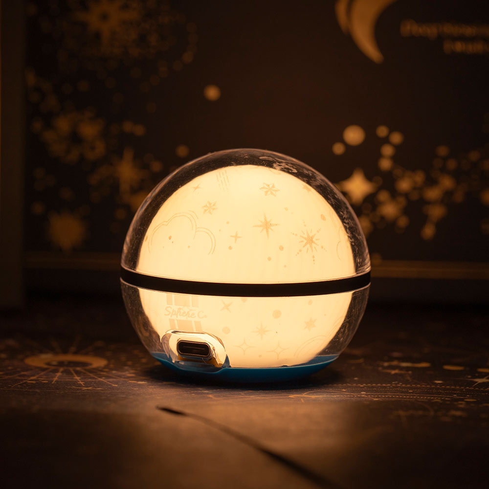Olight Sphere C 75 Lumen USB-C Ambient Light – Stellar Sky 4 Olight Sphere C Stellar Sky warm white ambient lighting